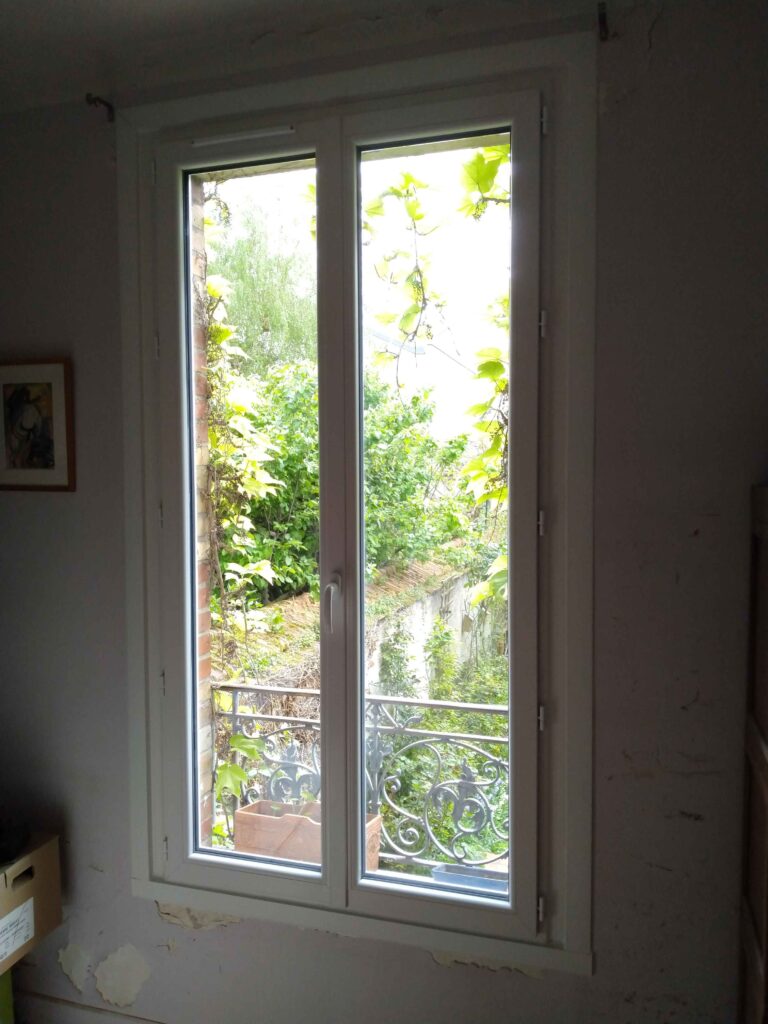 Fenêtre PVC alu 2 vantaux