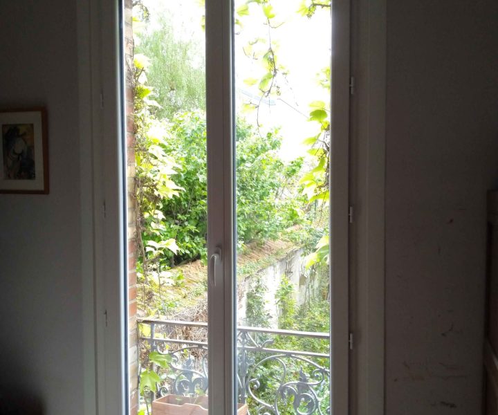 Fenêtre PVC alu 2 vantaux